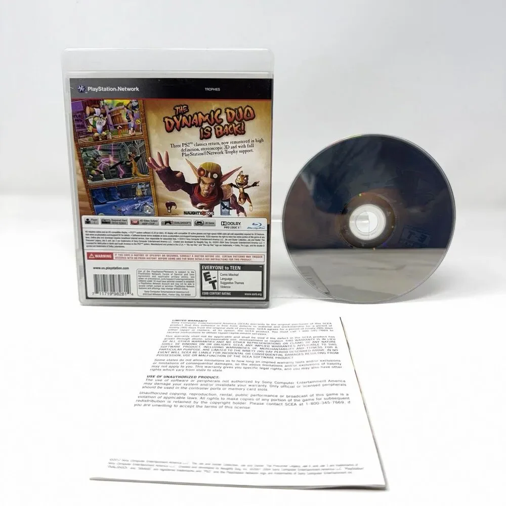Jak and Daxter Collection Sony PlayStation 3 PS3 2012 CIB Refurbished Tested